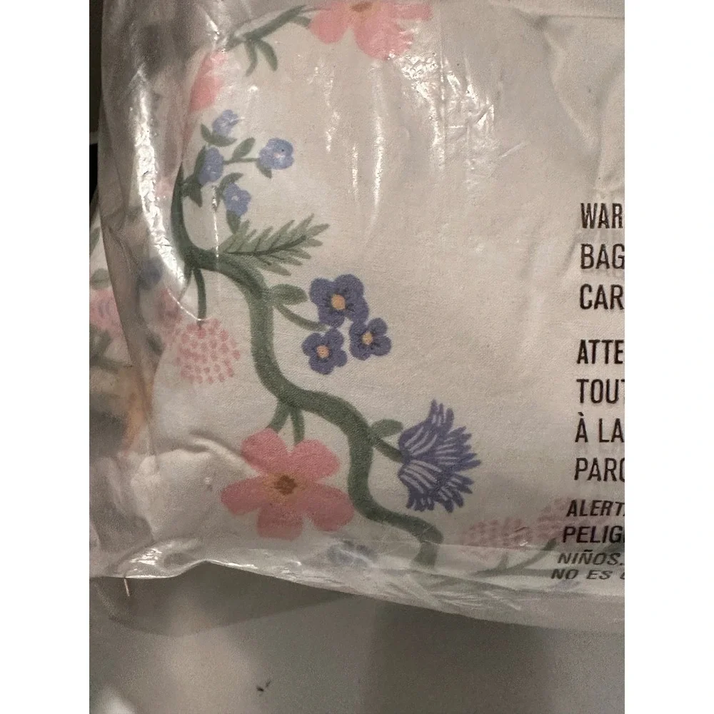 Pottery Barn Kids Rifle Paper Floral Trellis Quilt